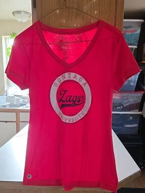 Fall Rush Gonzaga University Short Sleeve Tee Shirt Women's Medium
